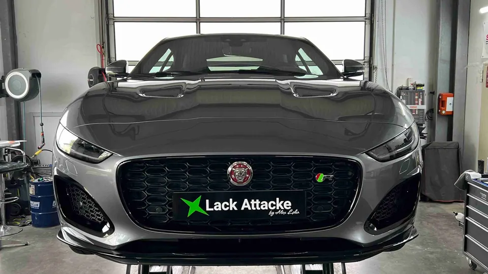 Vorher-Nachher: Jaguar F-Type Nachher - Lack Attacke