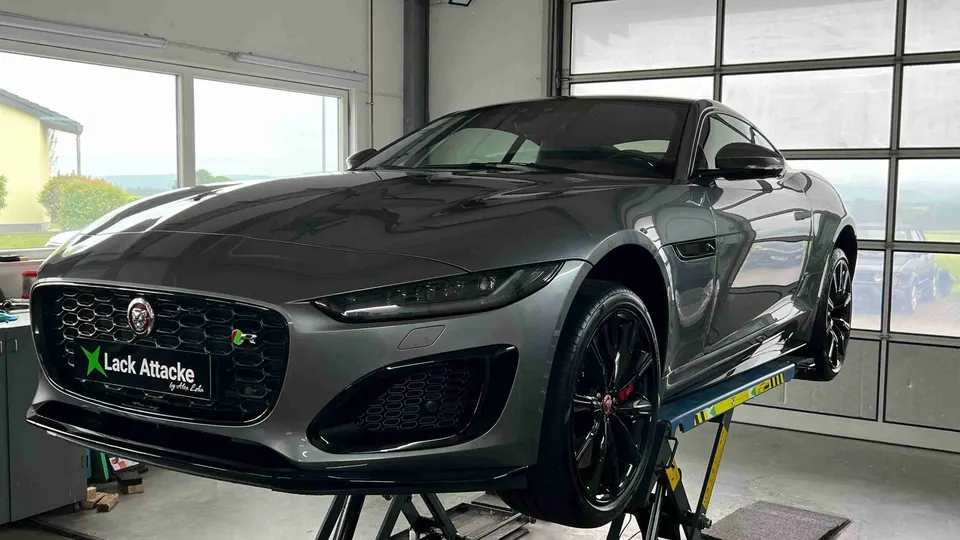 Vorher-Nachher: Jaguar F-Type Vorher - Lack Attacke