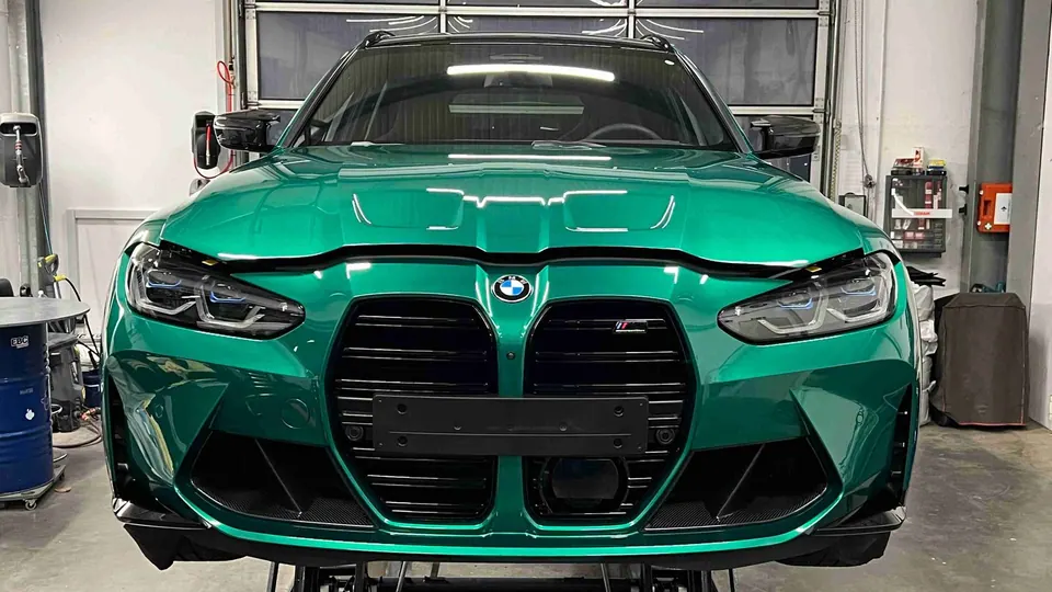 Vorher-Nachher: BMW M4 Vorher - Lack Attacke